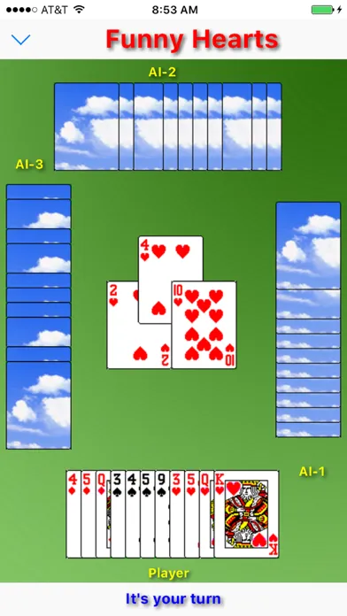 ภาพหน้าจอของ Funny Hearts-Classic card game