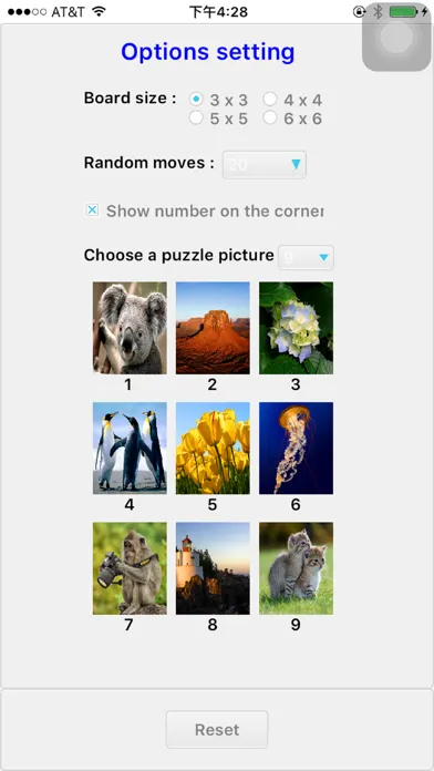 Capturas de tela do Funny Sliding Puzzle - Classic