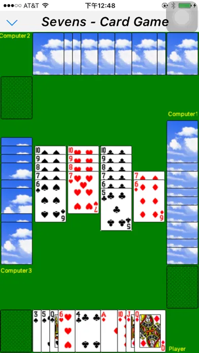 تصاویر Classic card game - Sevens