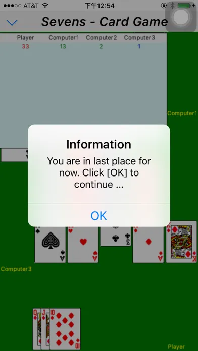 تصاویر Classic card game - Sevens