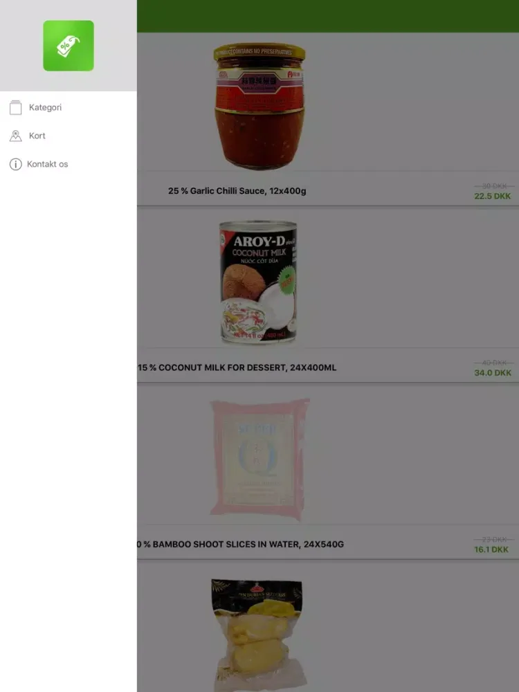 Capturas de tela do Green Tilbud iPad 