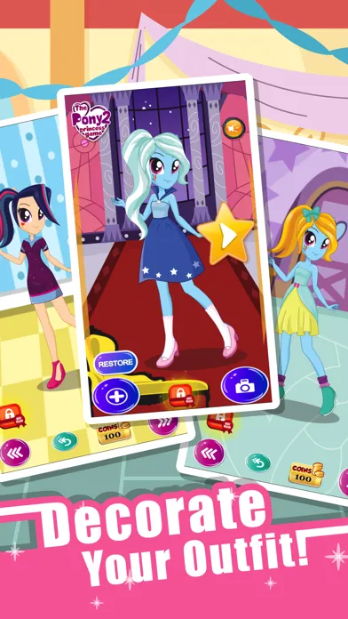 Скриншоты Pony Dress Up Game Girls 2 - My Little Equestria