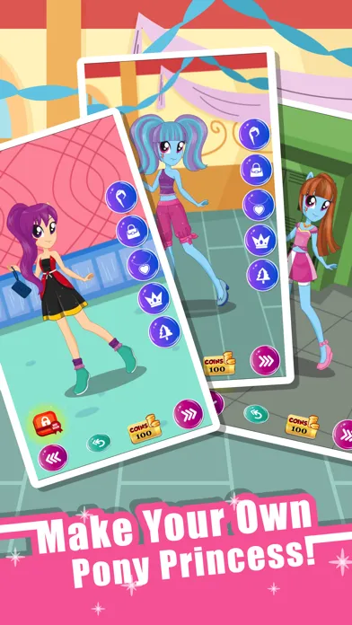 Скриншоты Pony Dress Up Game Girls 2 - My Little Equestria