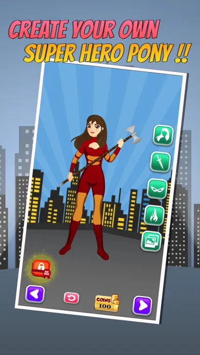 Pony Girl DressUp - My Little Super Hero Equestria स्क्रीनशॉट