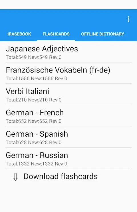 Talking Spanish Translator/Dictionary Screenshots