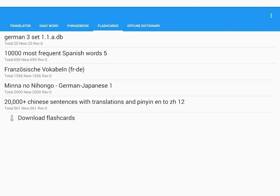 Talking Spanish Translator/Dictionary Screenshots