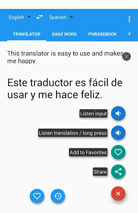 صور Talking Translator/Dictionary