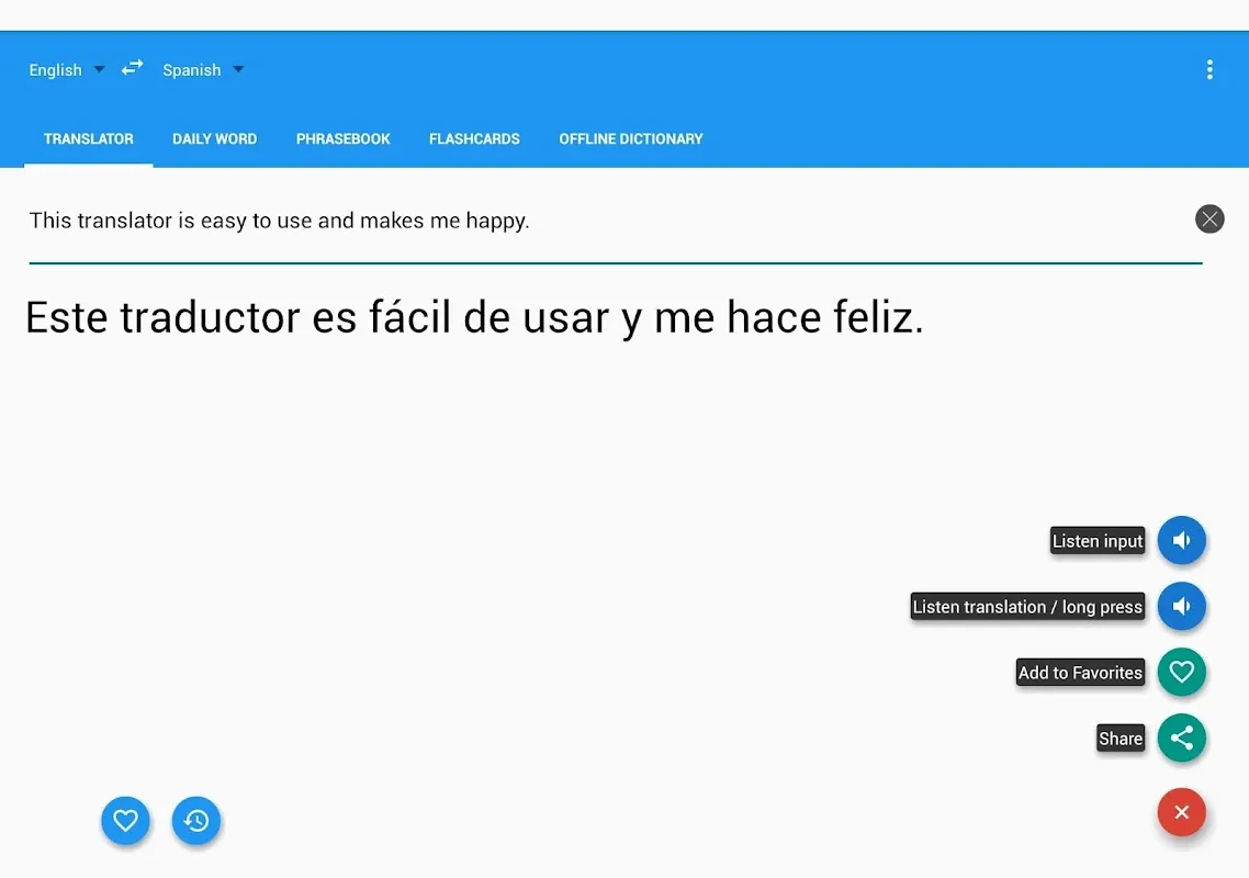 Talking Euro Translator/Dictionary Screenshots