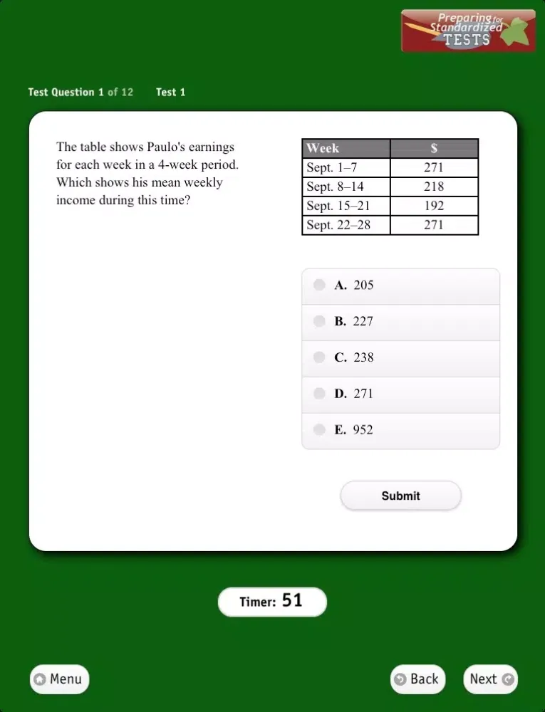 Preparing for Standardized Tests, Math Lite iPad  سکرین شاٹس