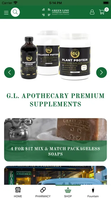 ภาพหน้าจอของ Green Line Apothecary