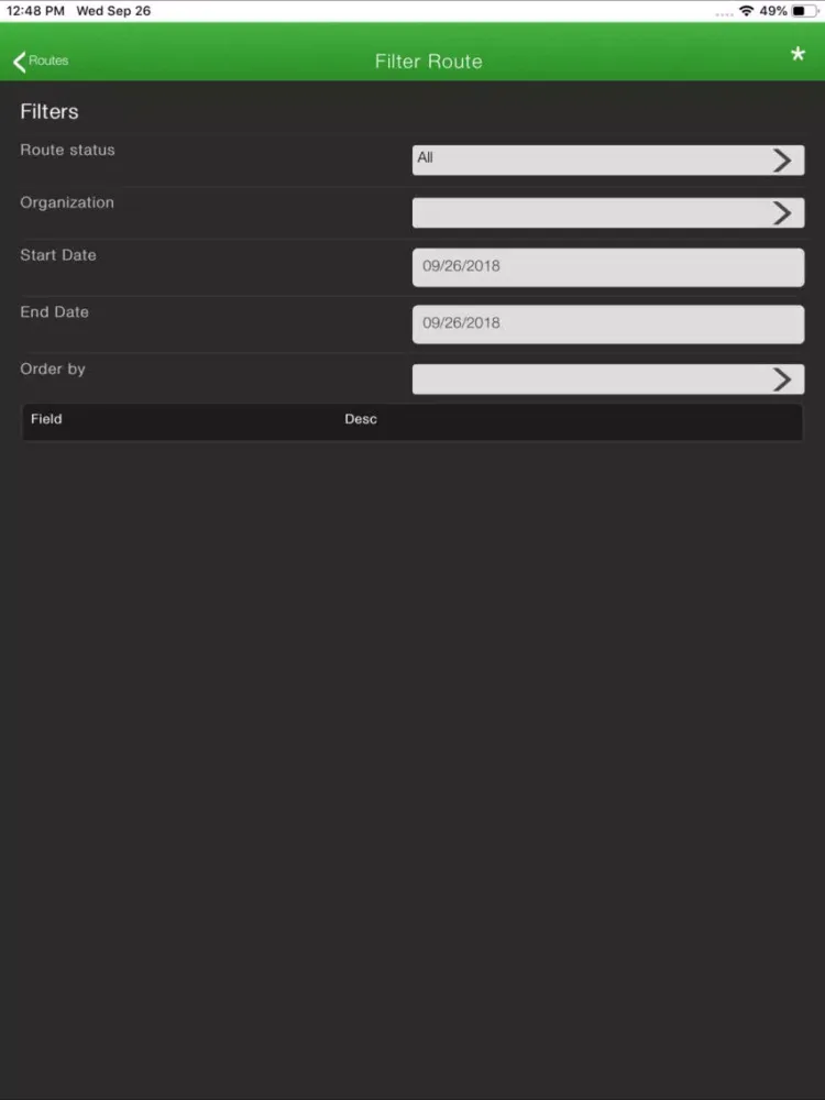 GreenMile Manager iPad  스크린샷