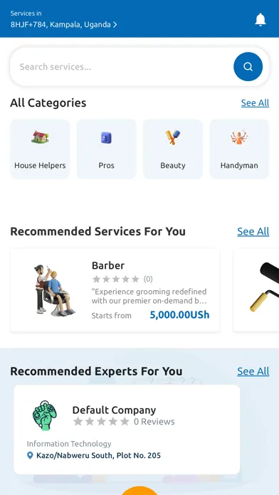 ภาพหน้าจอของ Abayiribi - Hire Professionals