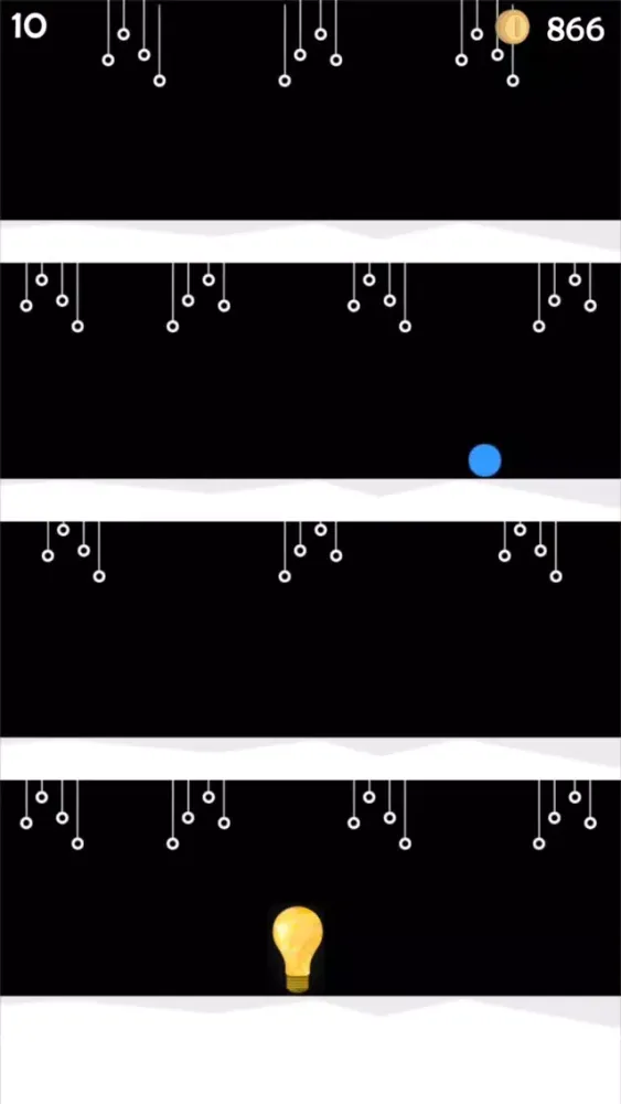 Скриншоты Bulb Out - Ball Jumping Game