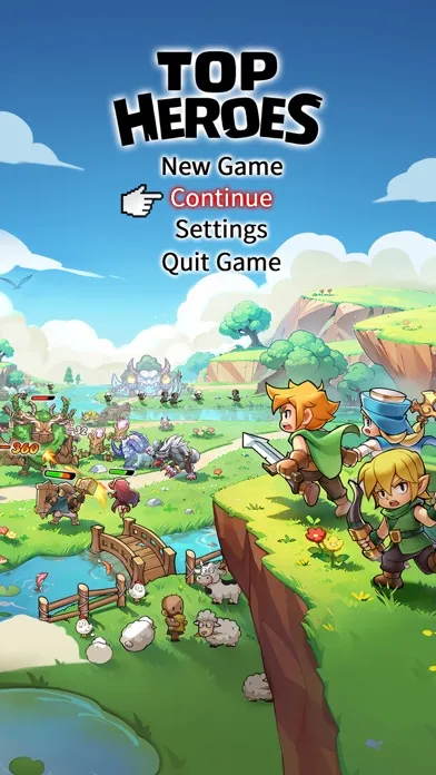 Captures d'écran de Top Heroes
