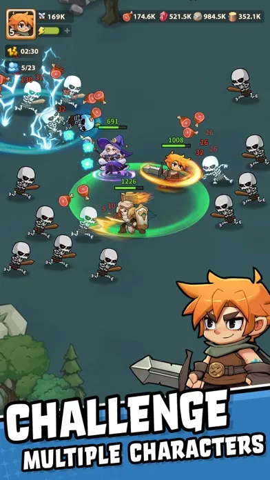 Captures d'écran de Top Heroes