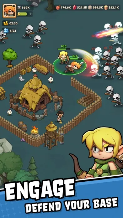 Captures d'écran de Top Heroes