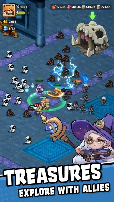 Captures d'écran de Top Heroes