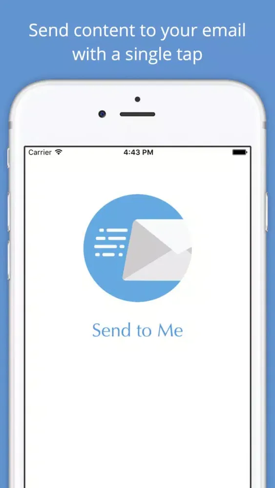 Send to Me - Send content to your email with a single tap应用截图