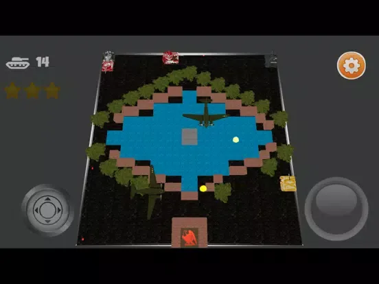 Tangkapan skrin A Brick City - 3D Tank Warfare iPad 
