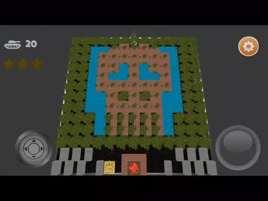 Tangkapan skrin A Brick City - 3D Tank Warfare iPad 