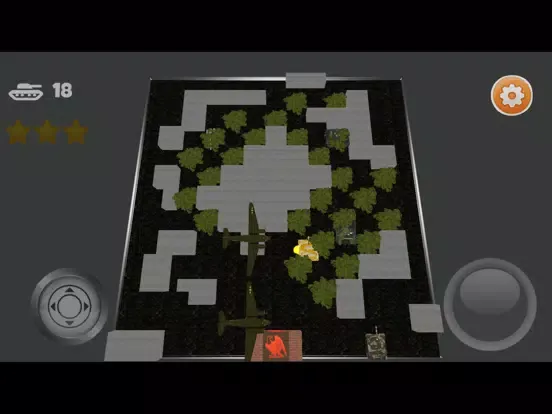 Tangkapan skrin A Brick City - 3D Tank Warfare iPad 
