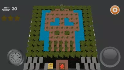 Tangkapan skrin A Brick City - 3D Tank Warfare