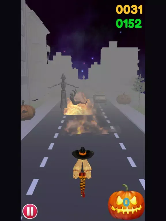 Running Halloween Zombie City iPad 应用截图