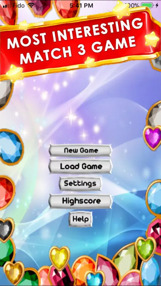 Ảnh chụp màn hình của Diamond Drop - A Match 3 Games