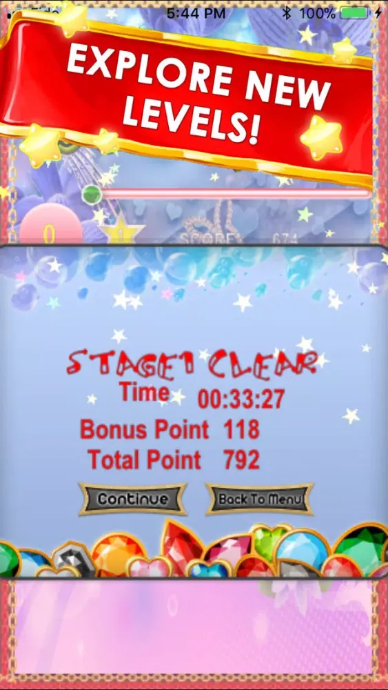 Ảnh chụp màn hình của Diamond Drop - A Match 3 Games
