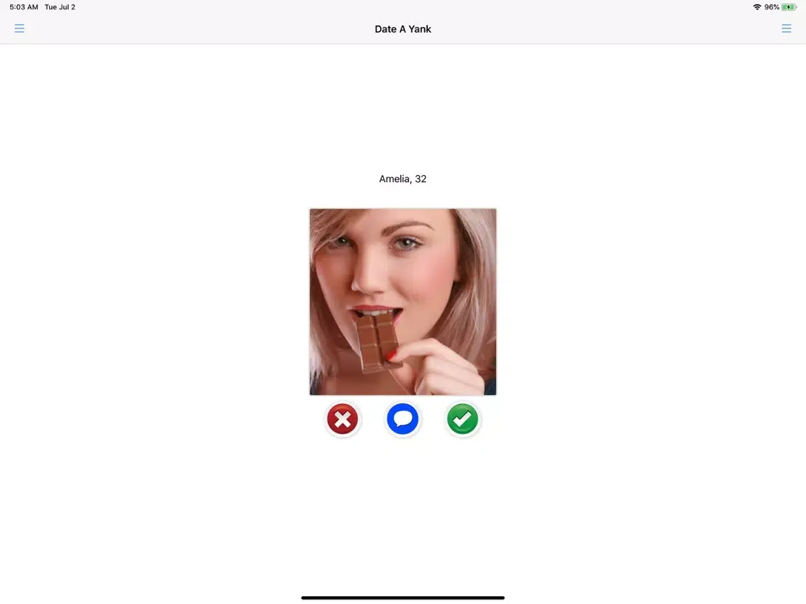 Ảnh chụp màn hình của Find a UK Date iPad 