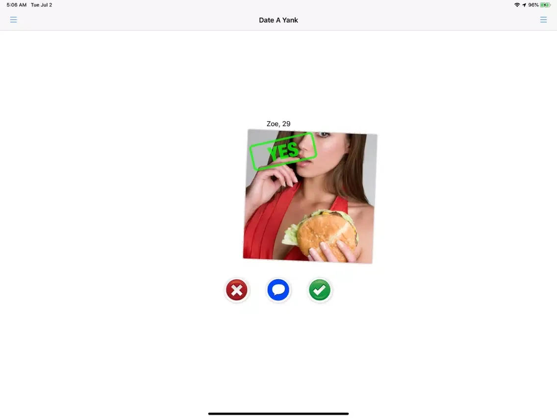 Ảnh chụp màn hình của Find a UK Date iPad 