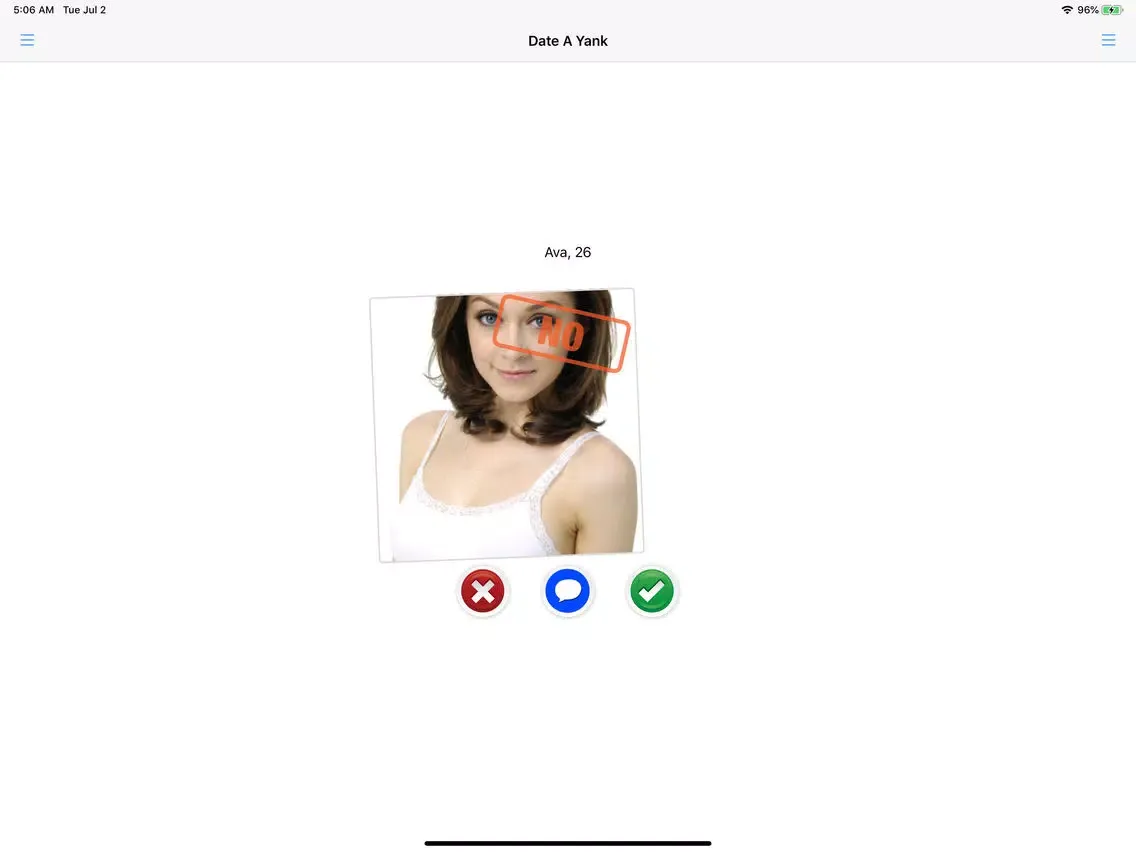 Ảnh chụp màn hình của Find a UK Date iPad 