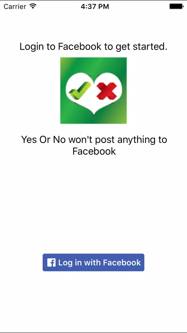 Tangkapan skrin Yes Or No Dating App