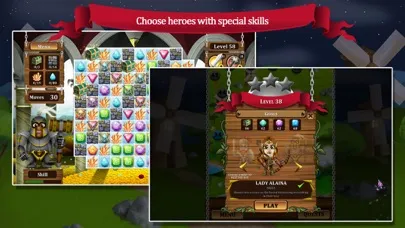 Age of Heroes TB - Match3 Screenshots
