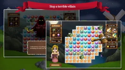 Age of Heroes TB - Match3 Screenshots