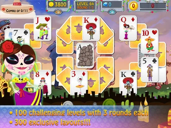 Day of the Dead: Solitaire iPad  Screenshots