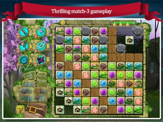 The Lost Labyrinth Match-3 iPad  Screenshots