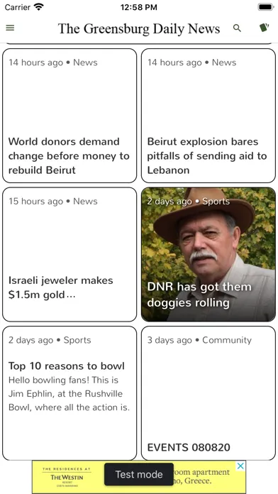Daily News- Greensburg, IN سکرین شاٹس