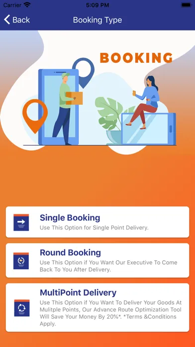 Go4delivery-Same Day Delivery स्क्रीनशॉट