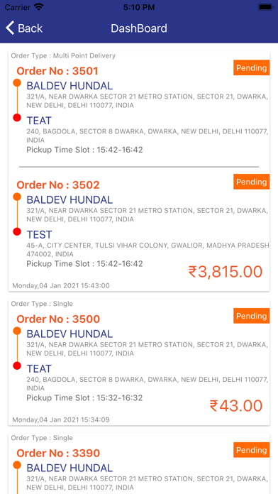 Go4delivery-Same Day Delivery應用截圖