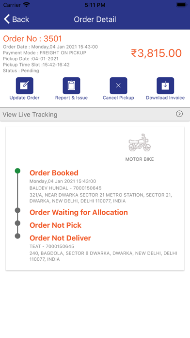 Go4delivery-Same Day Delivery應用截圖