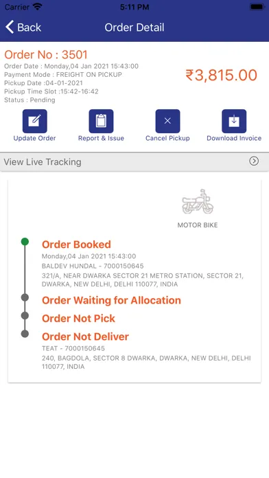 Go4delivery-Same Day Delivery स्क्रीनशॉट