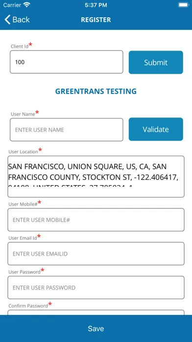 GreenTransERP سکرین شاٹس