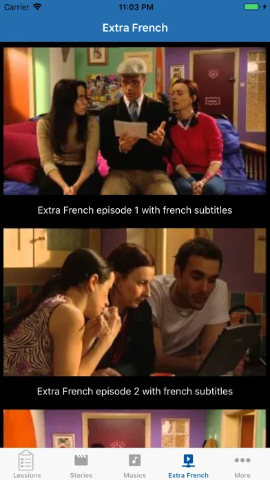 Captures d'écran de French Language