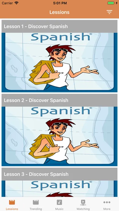 Captures d'écran de Learn Spanish Is Easy