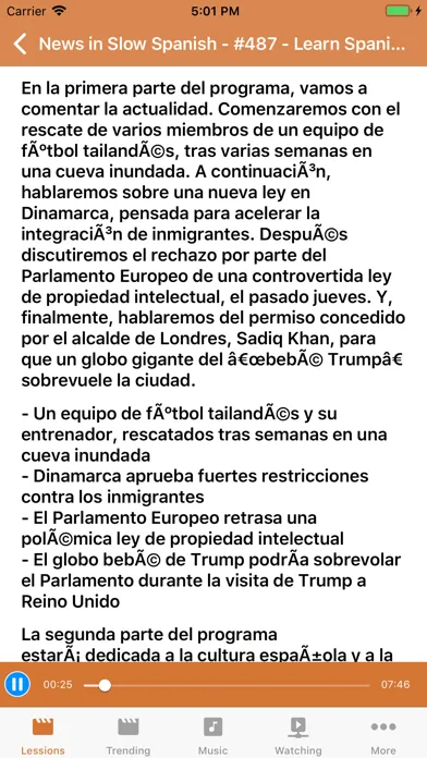 Captures d'écran de Learn Spanish Is Easy