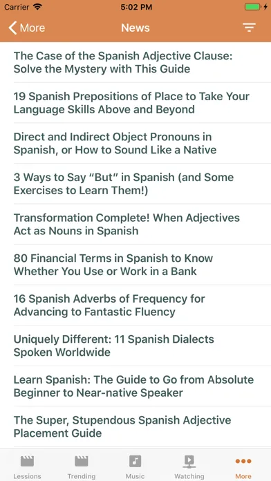 Captures d'écran de Learn Spanish Is Easy