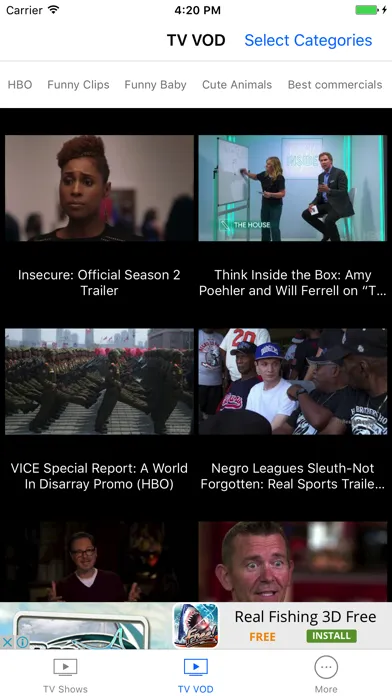 Скриншоты Reality TV Shows