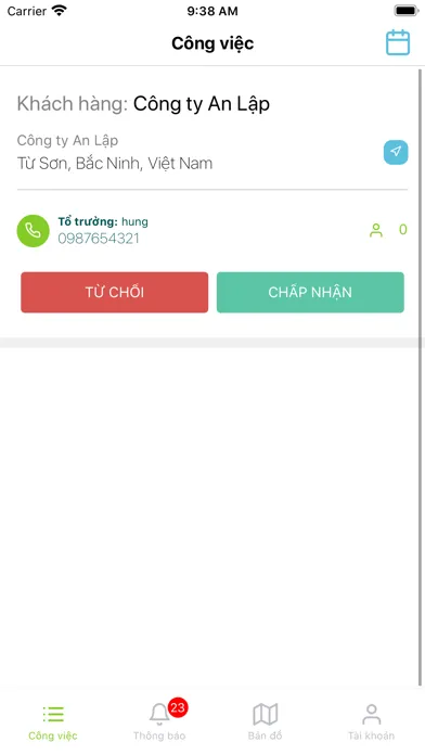 Captures d'écran de Ngôi sao xanh - Tài xế