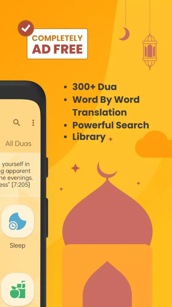 Ảnh chụp màn hình của Dua & Zikr (Hisnul Muslim)